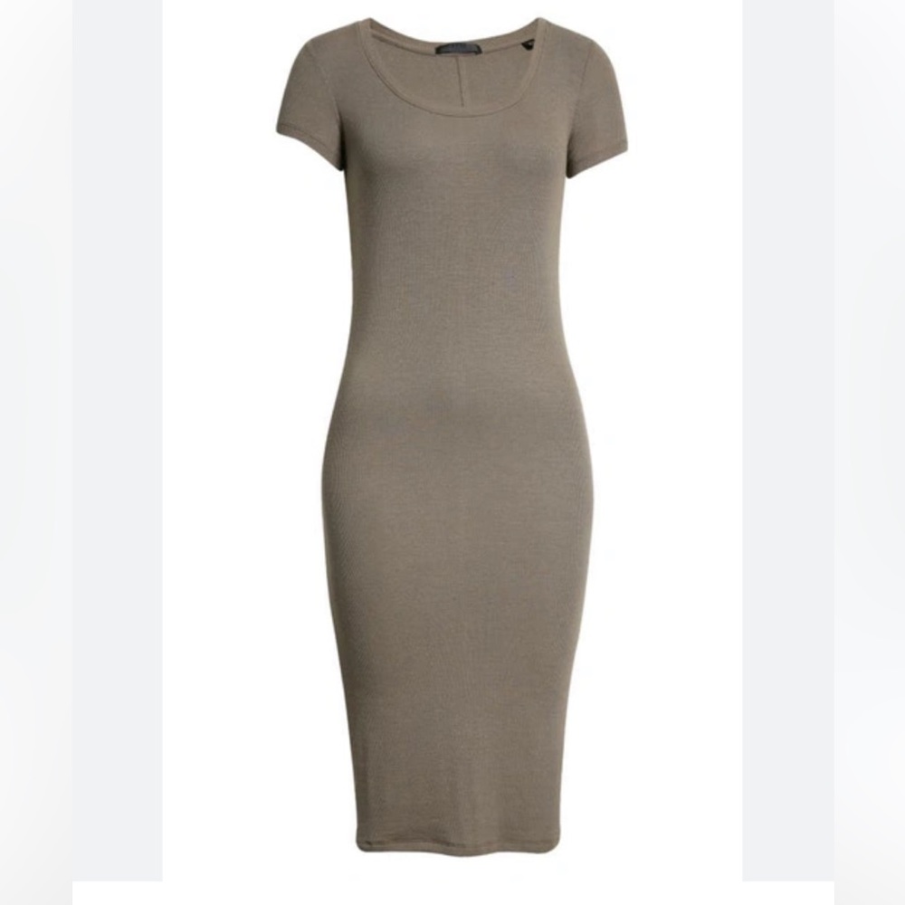 ATM Scoop Neck Rib Stretch Modal
Dress In‎ Shadow Size Large NWT